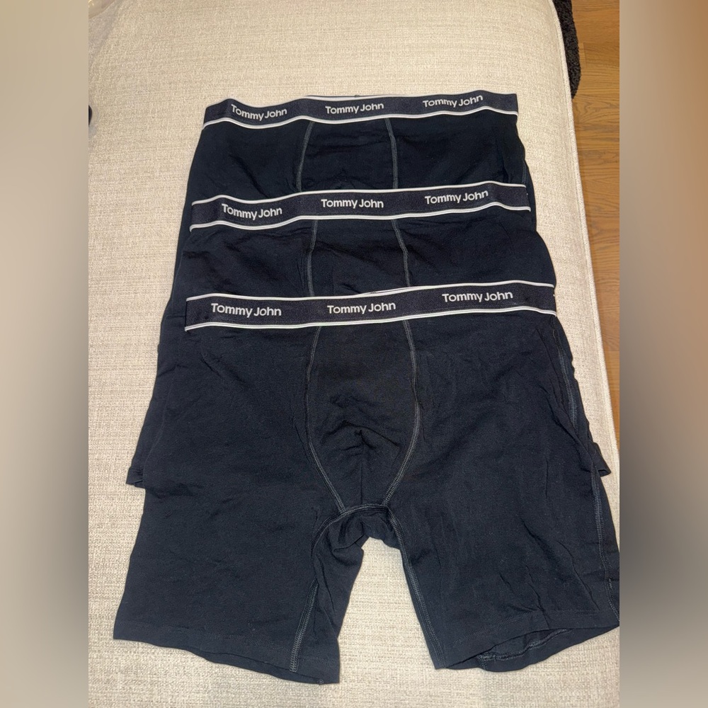 Tommy John Set of 3 Essential Cool Boxer Brief | Large